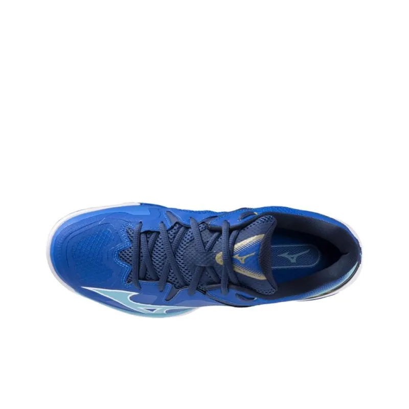 Mizuno WAVE CLAW 3 Anti Slip Wear Resistant Low Top Badminton Shoes Unisex Blue-3