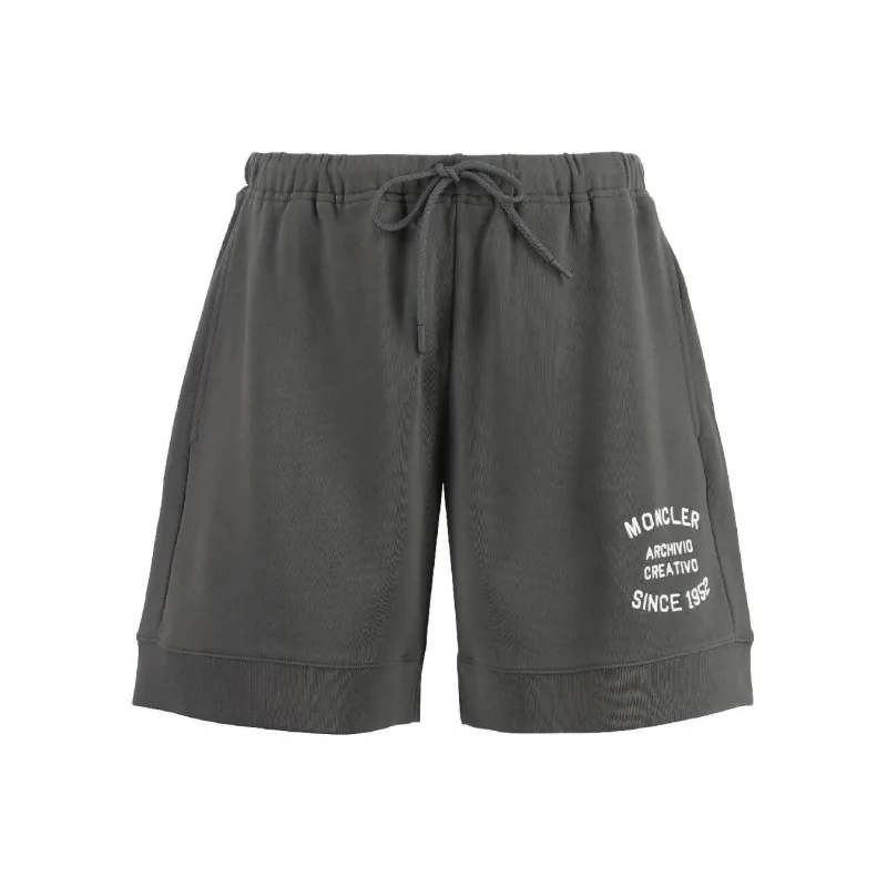 Moncler Casual Shorts Men's Gray-0