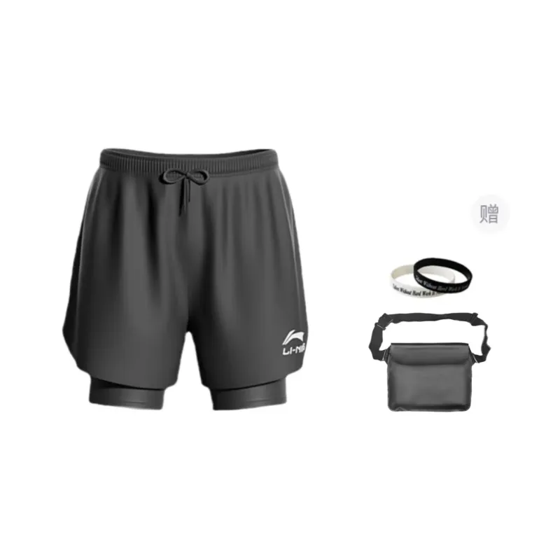 LiNing Swimming Shorts Men's Black-133
