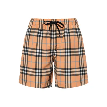 Burberry Check Drawcord Swim Shorts