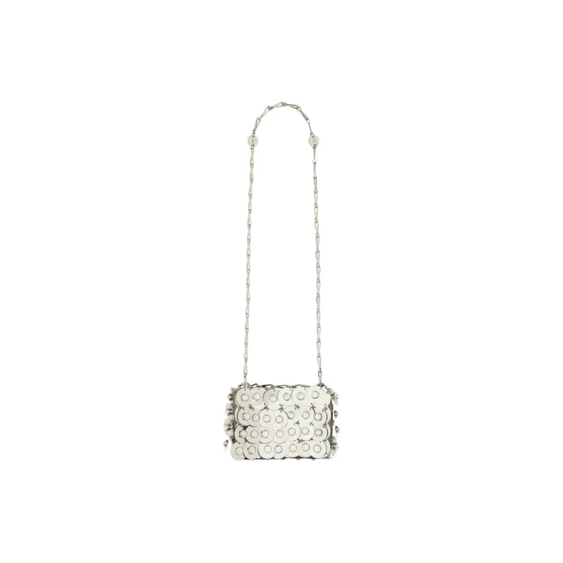 Paco Rabanne Polyester Shoulder Bag Women's Silver-2