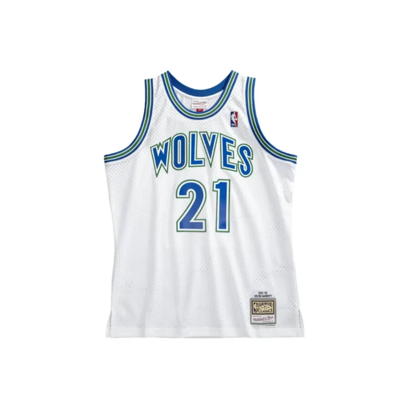 Mitchell & Ness Kevin Garnett Minnesota Timberwolves 1995 96 Swingman Jersey-0