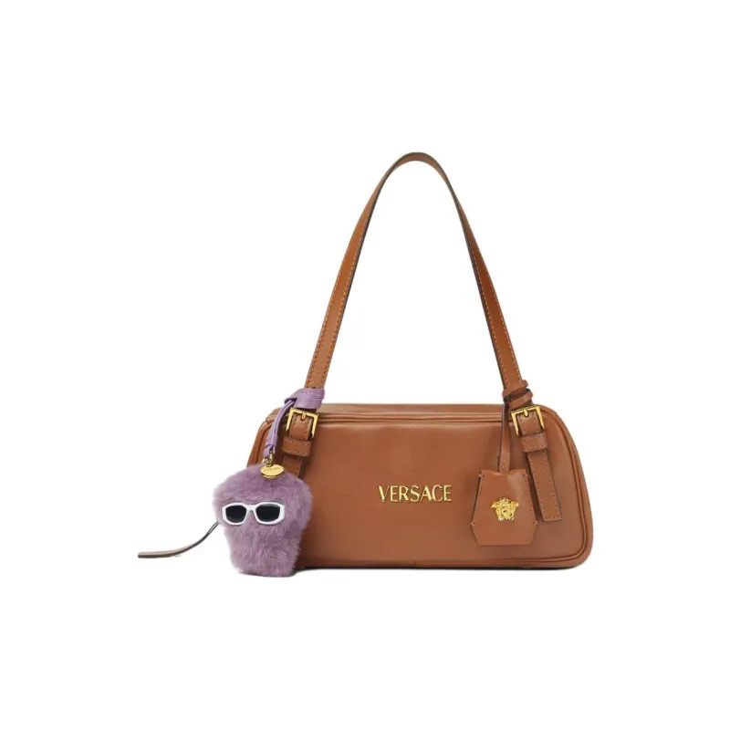 VERSACE Medusa Lambskin Bag Charm Bag Accessory Women's Purple-3