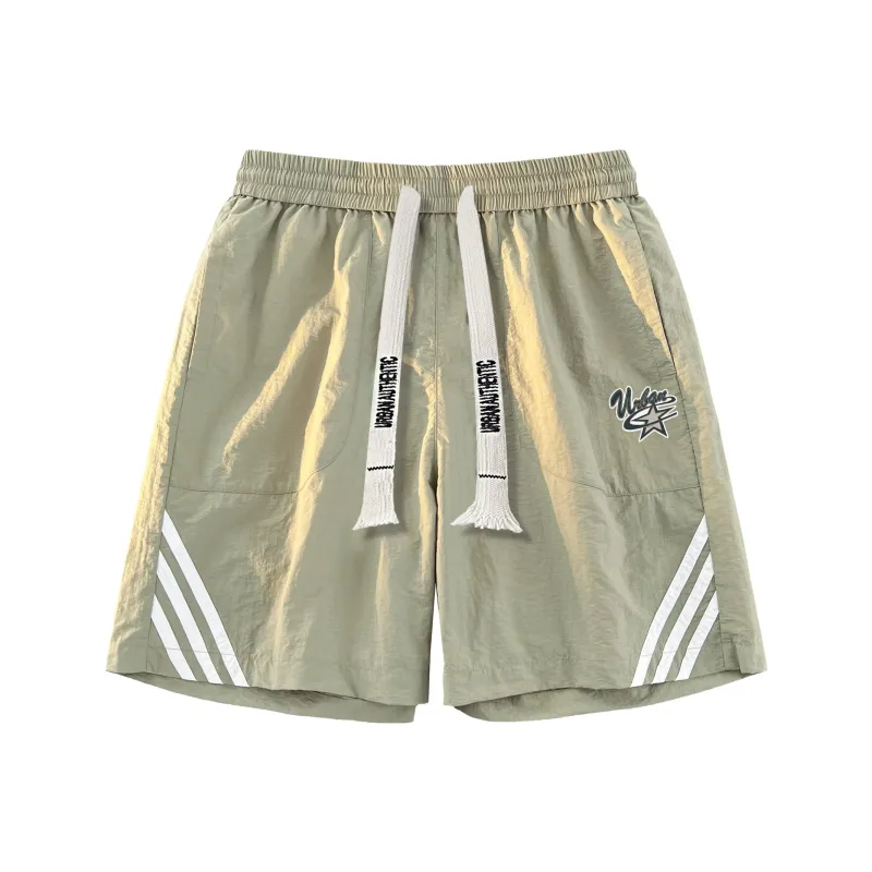 URBAN AUTHENTIC Casual Shorts Unisex Violet-18