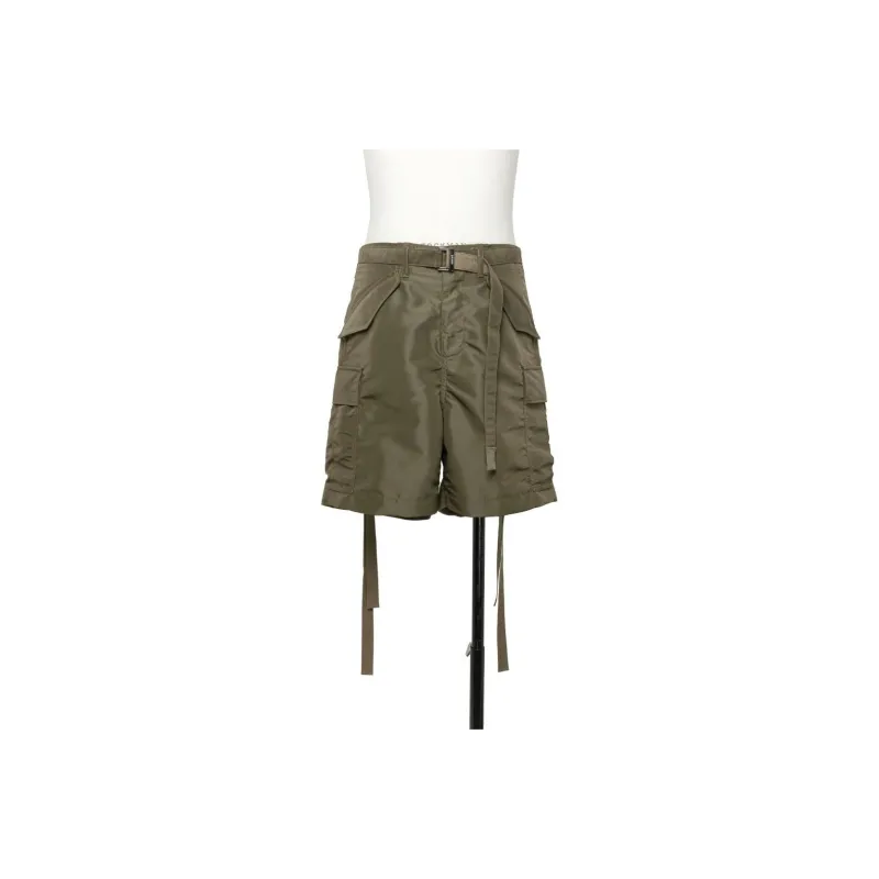 Sacai SS24 Casual Shorts Men's Olive-0