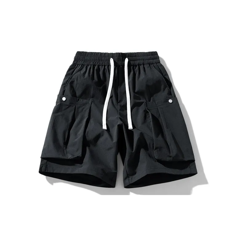 NOTFORMAD Cargo Shorts Unisex Apricot-7