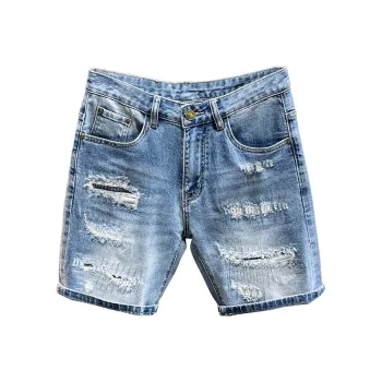 SANTASTIC Denim Shorts Men's Blue