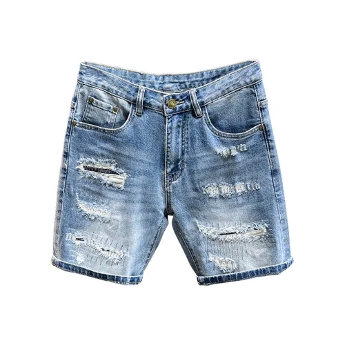 SANTASTIC Denim Shorts Men's Blue