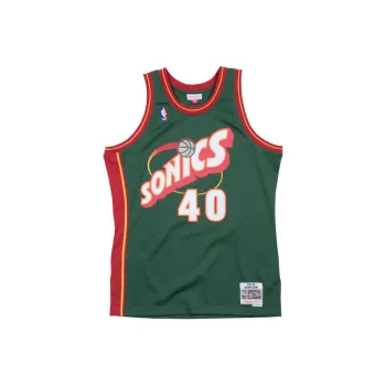 Mitchell Ness Seattle SuperSonics Road 1995 96 Shawn Kemp Swingman Jersey