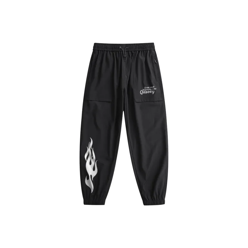 Qnxeey Casual Pants Unisex-7