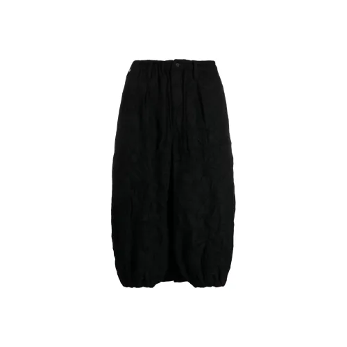 Yohji Yamamoto Pour Homme 블랙 남성 캐주얼 팬츠