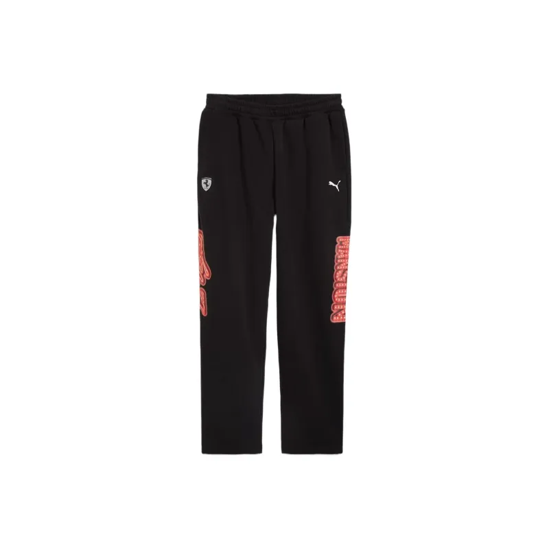 PUMA Scuderia Ferrari Casual Pants Men's Black-0