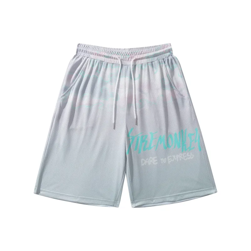 FireMonkey Basketball Shorts Unisex Gray-0