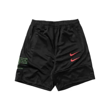 Nike NSW Swoosh Casual Shorts Men's Black Red