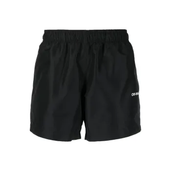 OFF WHITE Swimming Shorts Men Black