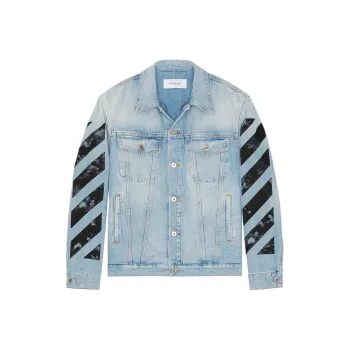 OFF WHITE Fresco Diag Arrow Den Skate Jacket