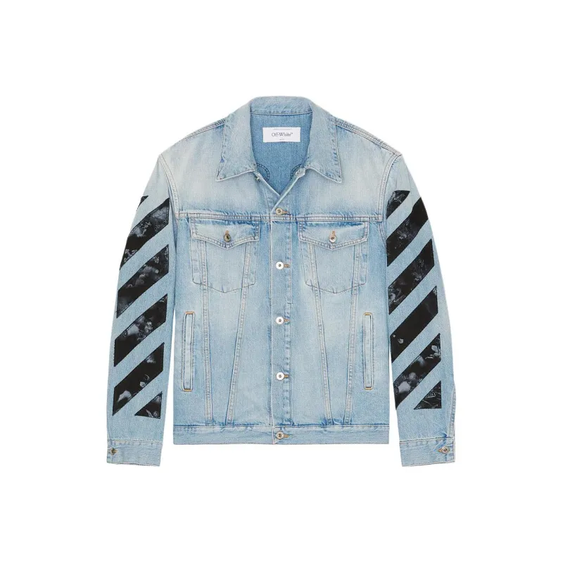 OFF WHITE Fresco Diag Arrow Den Skate Jacket-0