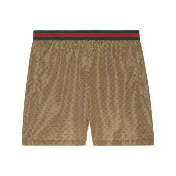 GUCCI Gg Supreme print Swim Shorts