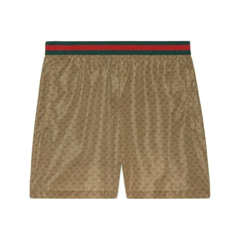GUCCI Gg Supreme print Swim Shorts-0
