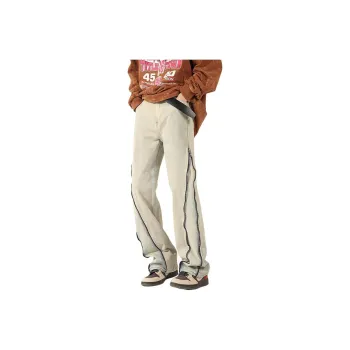 MGXEK Jeans Unisex Yellow Mud