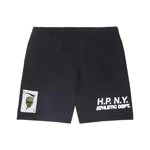 HERON PRESTON Slogan print Cotton Shorts