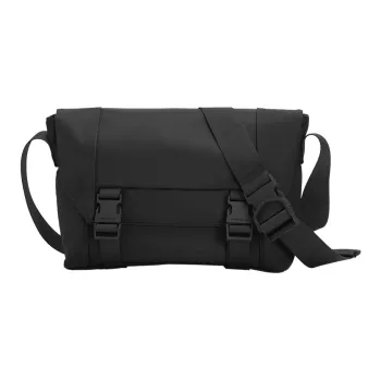 URBAN REVIVO Fabric Crossbody Bags Men's Black