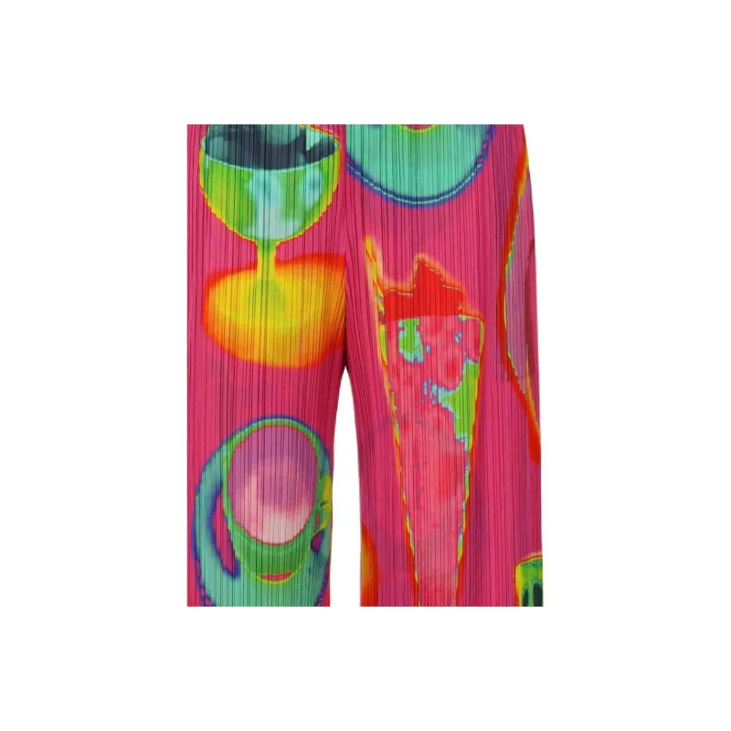 PLEATS PLEASE ISSEY MIYAKE Casual Pants Women's Pink-3