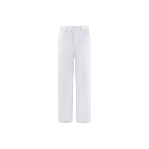 REDCHARCOAL Casual Pants Unisex White