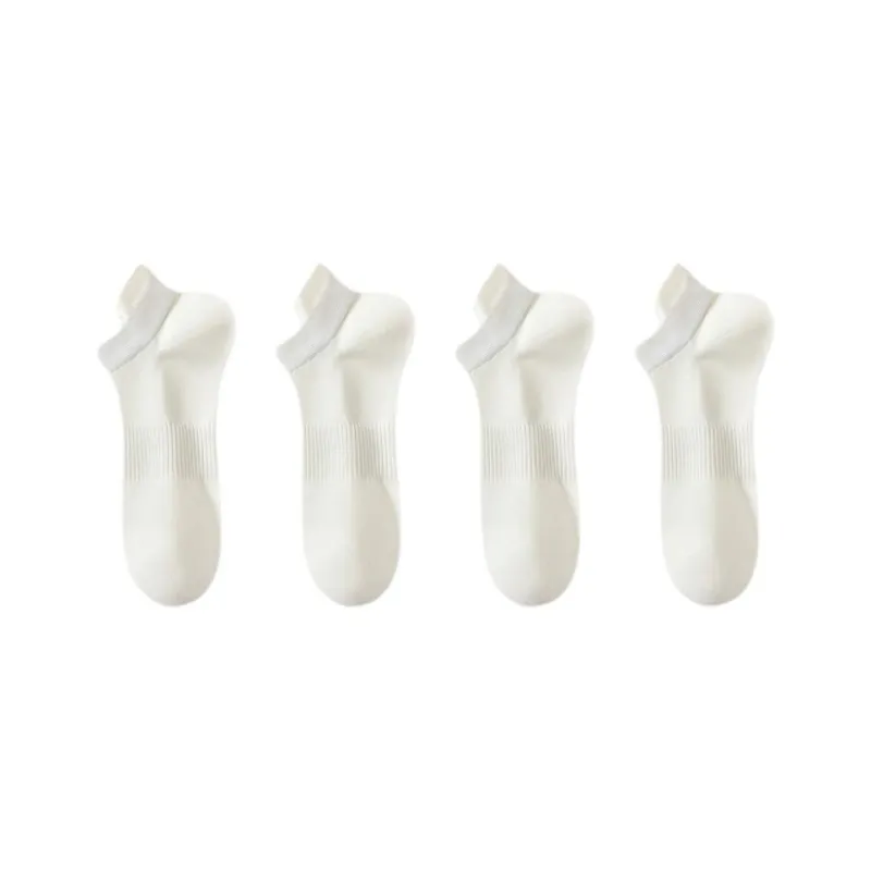Temooues Ankle Socks Unisex 4 Pack-0
