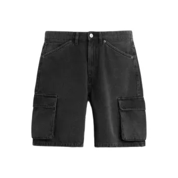 ZARA Denim Shorts Men Black