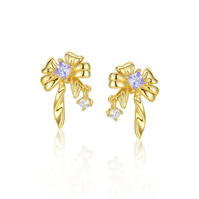 OGDAID 925 Sterling Silver Stud Earrings Women's-0