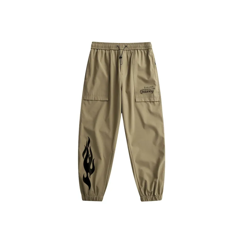 Qnxeey Casual Pants Unisex-13