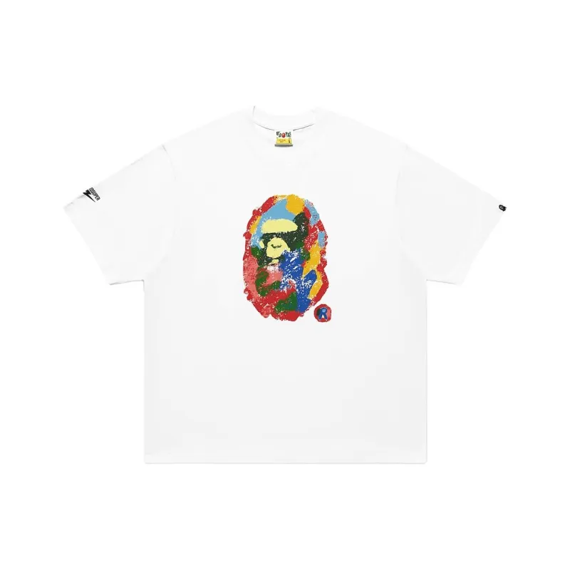 Bape X KidSuper Painting Ape Head Tee-0