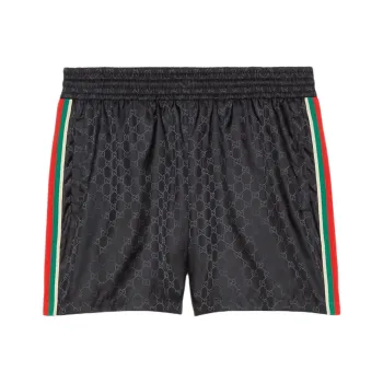 GUCCI Gg Jacquard Nylon Swim Shorts