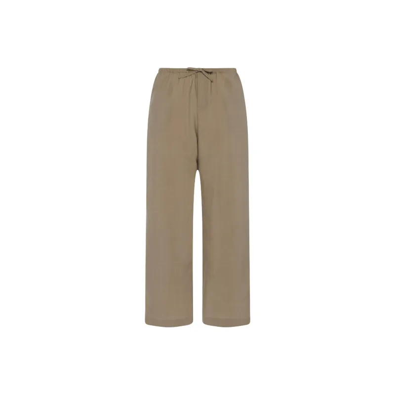 THE ROW Donatello Wide Leg Trousers-0