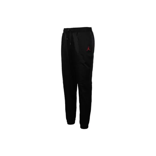 Jordan Mens Red Jumpman Logo Sport Pants Black