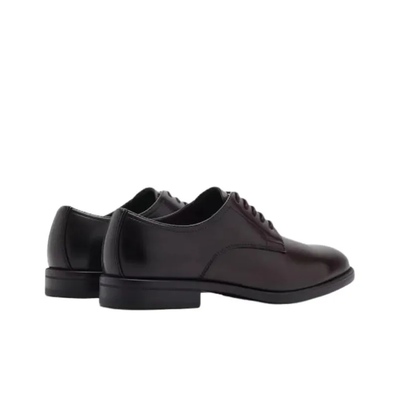 MANGO Dress Shoes Men Low Top Brown-3