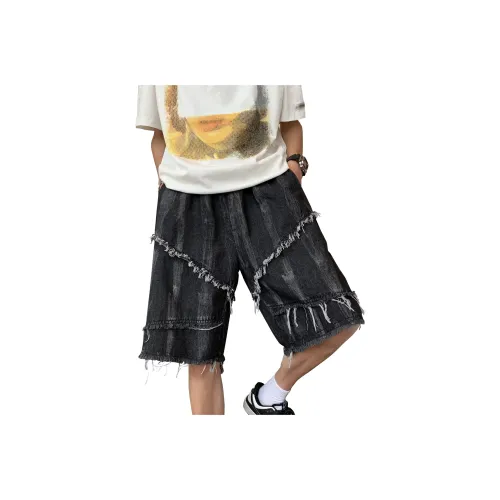 FUTURE MAKER Denim Shorts Unisex Black