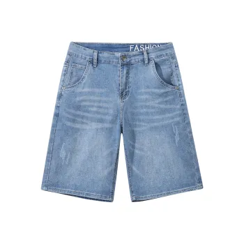 LIVINGTOWN Denim Shorts Unisex Blue