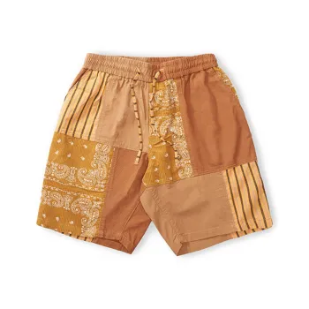 TEKABLU Casual Shorts Unisex Yellow