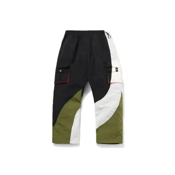 LiNing Paris Fashion Week Collection Sports Pants Unisex Black Green Multicolor
