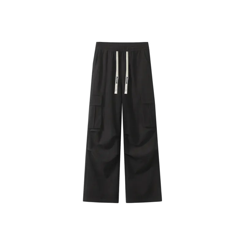 WKOOG Casual Pants Unisex Black-0