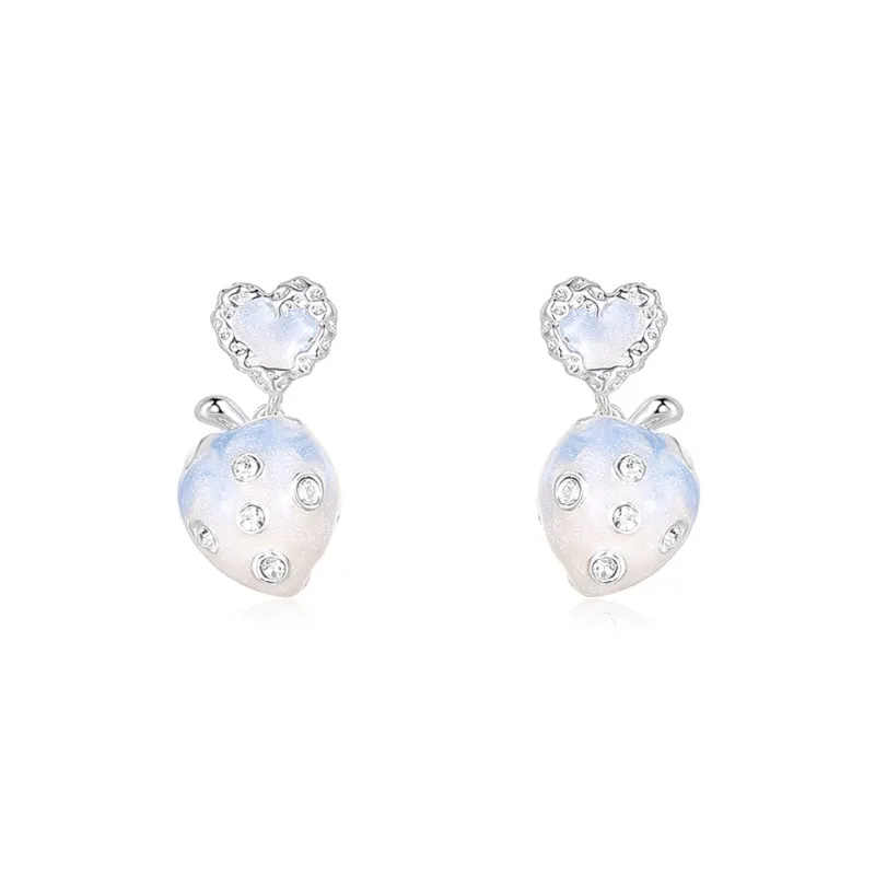 DODOGOGO Alloy S925 Silver Earrings Women's-2