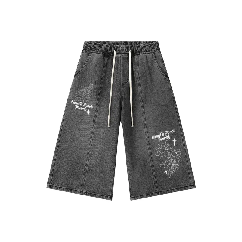 Kung Fu Panda Denim Shorts Unisex-12