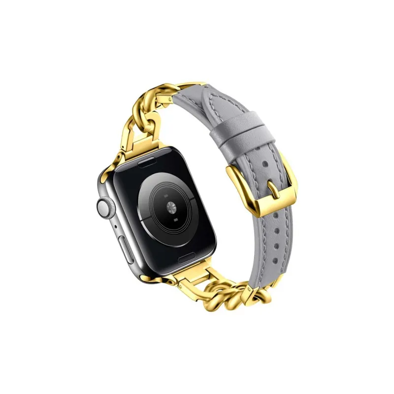ZHENGGUANG Watch Band Apple Compatibility Genuine Leather Material-35