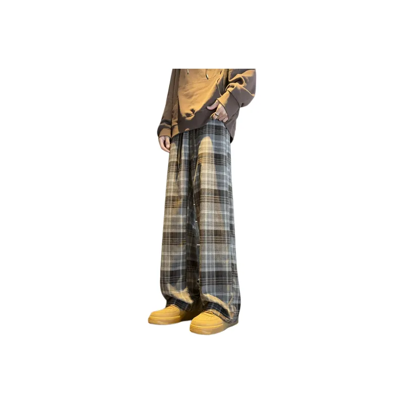 KIRHNE Casual Pants Unisex Burgundy-14