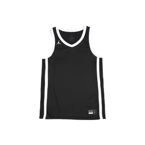 Jordan Basketball Jerseys Men's Black White