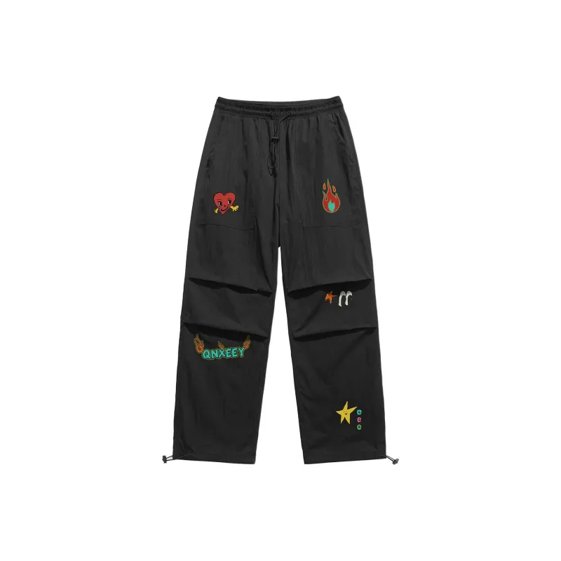 Qnxeey Casual Pants Unisex-6