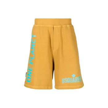 DSQUARED 2 Logo Printed Bermuda Shorts