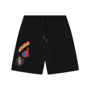 Marvel X LINING Disney Casual Shorts Men Black